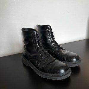 Men’s Lace Up Combat Boots (Size 11) | Zara